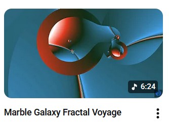 Marble Galaxy Fractal Voyage